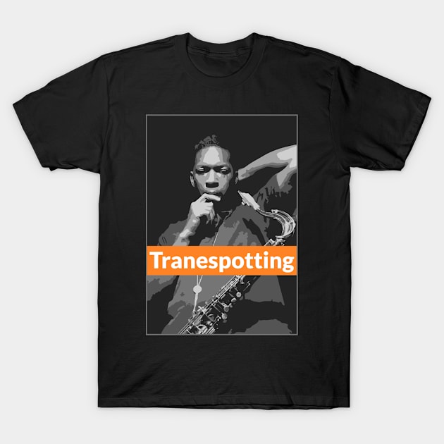 John Coltrane / Trainspotting Mashup T-Shirt by sqwear